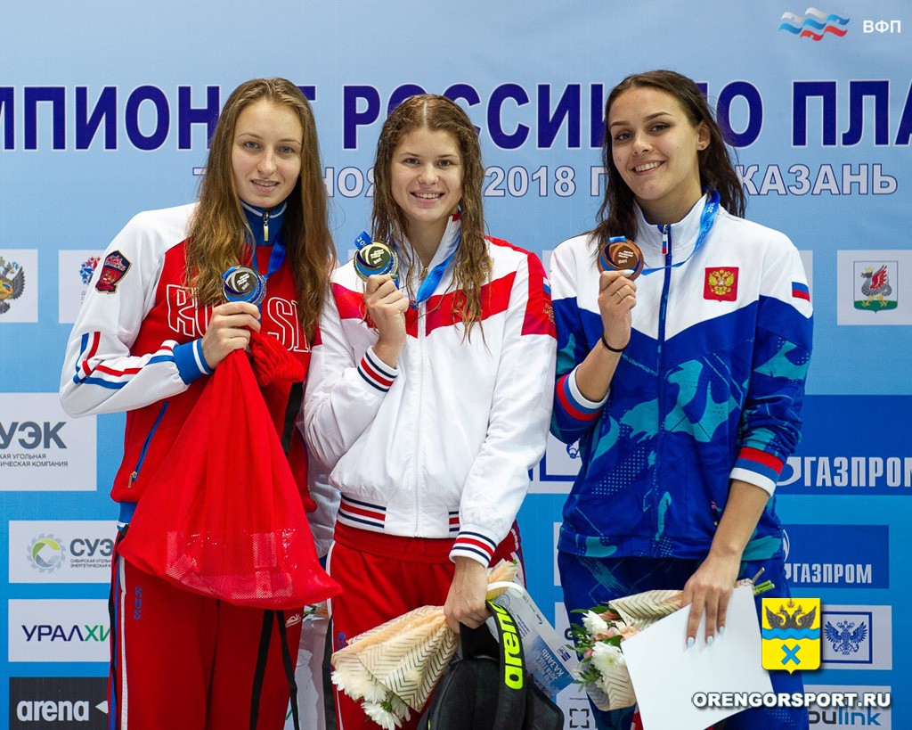 3 золотые и одну серебряную медали завоевала оренбурженка Мария Каменева на чемпионате России